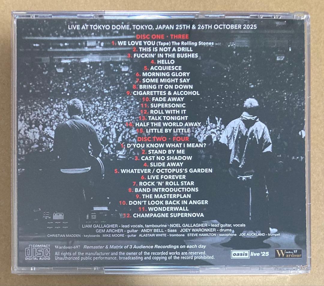 OASIS／DEFINITIVE TOKYO DOME 2025 2 DAYS