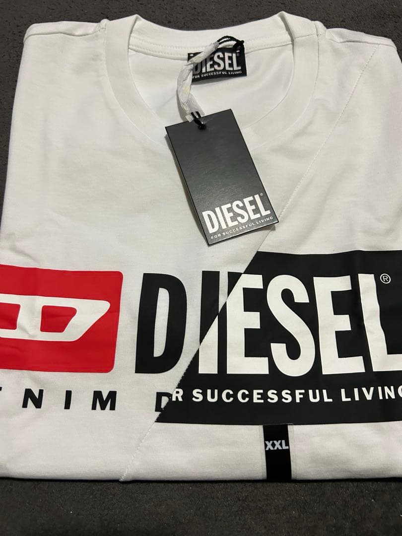 DIESEL ホワイト Tシャツ XXL ☆期間限定値下げ中☆