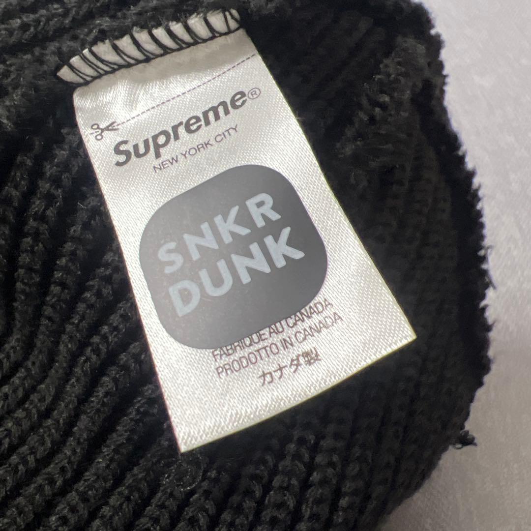 【Lai♡出品】Supreme ブラック ニット帽