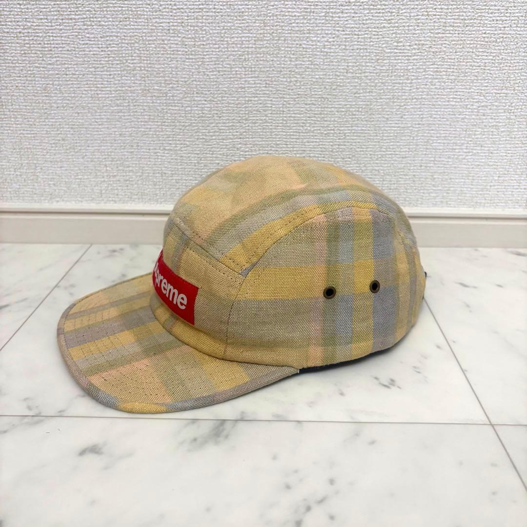 Supreme Plaid Camp Cap キャンプキャップ　チェック柄