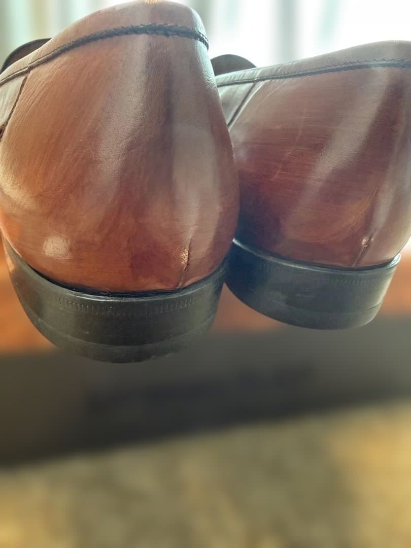 美品Lorenzo Banfi レザー デッキシューズ