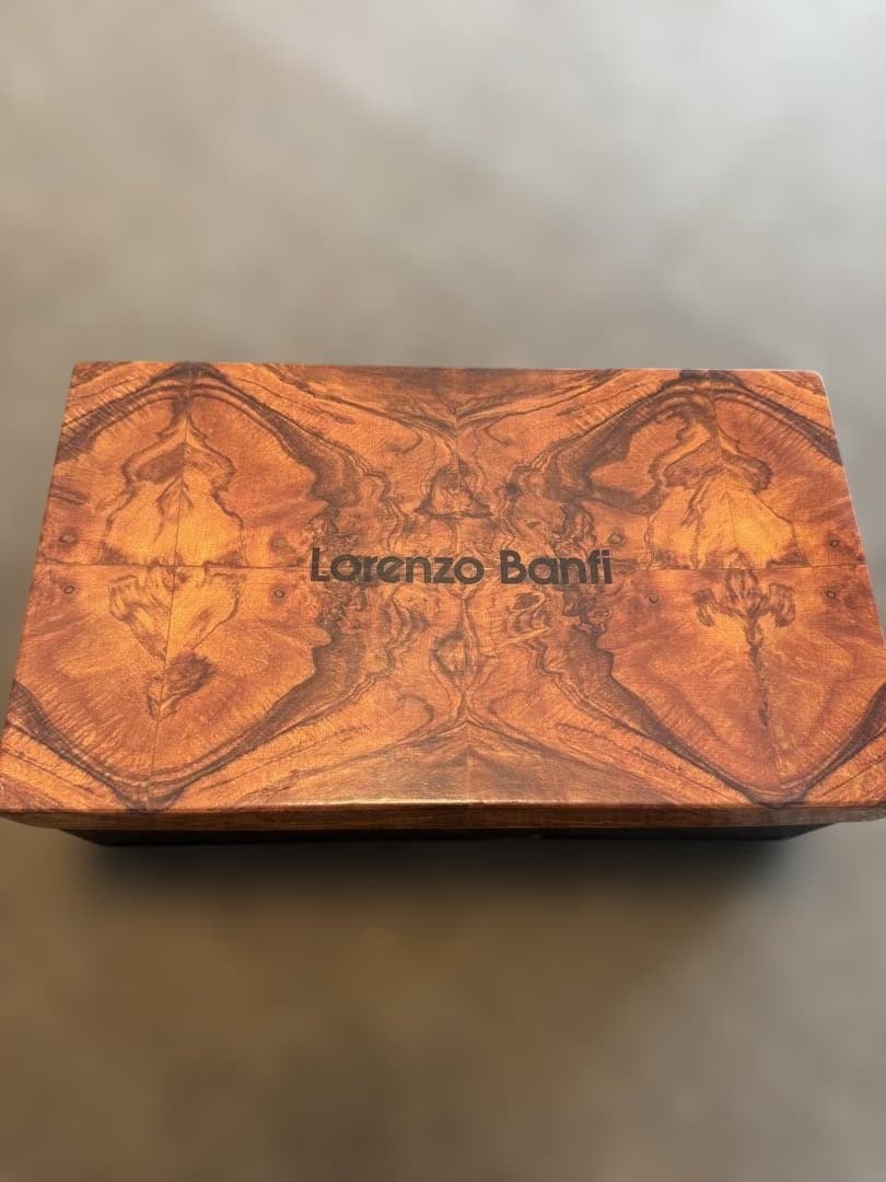 美品Lorenzo Banfi レザー デッキシューズ