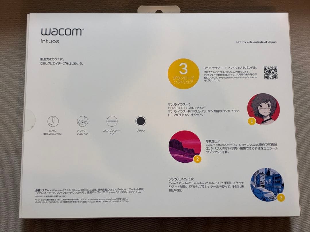 ※外箱なしWacom ワコム Intuos CTL-6100/K0-DX