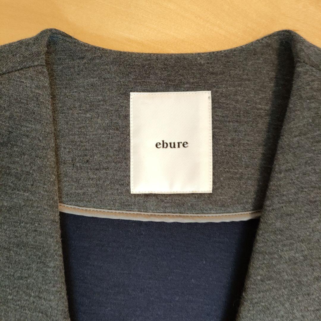 ebure グレー ボンディングコート 36