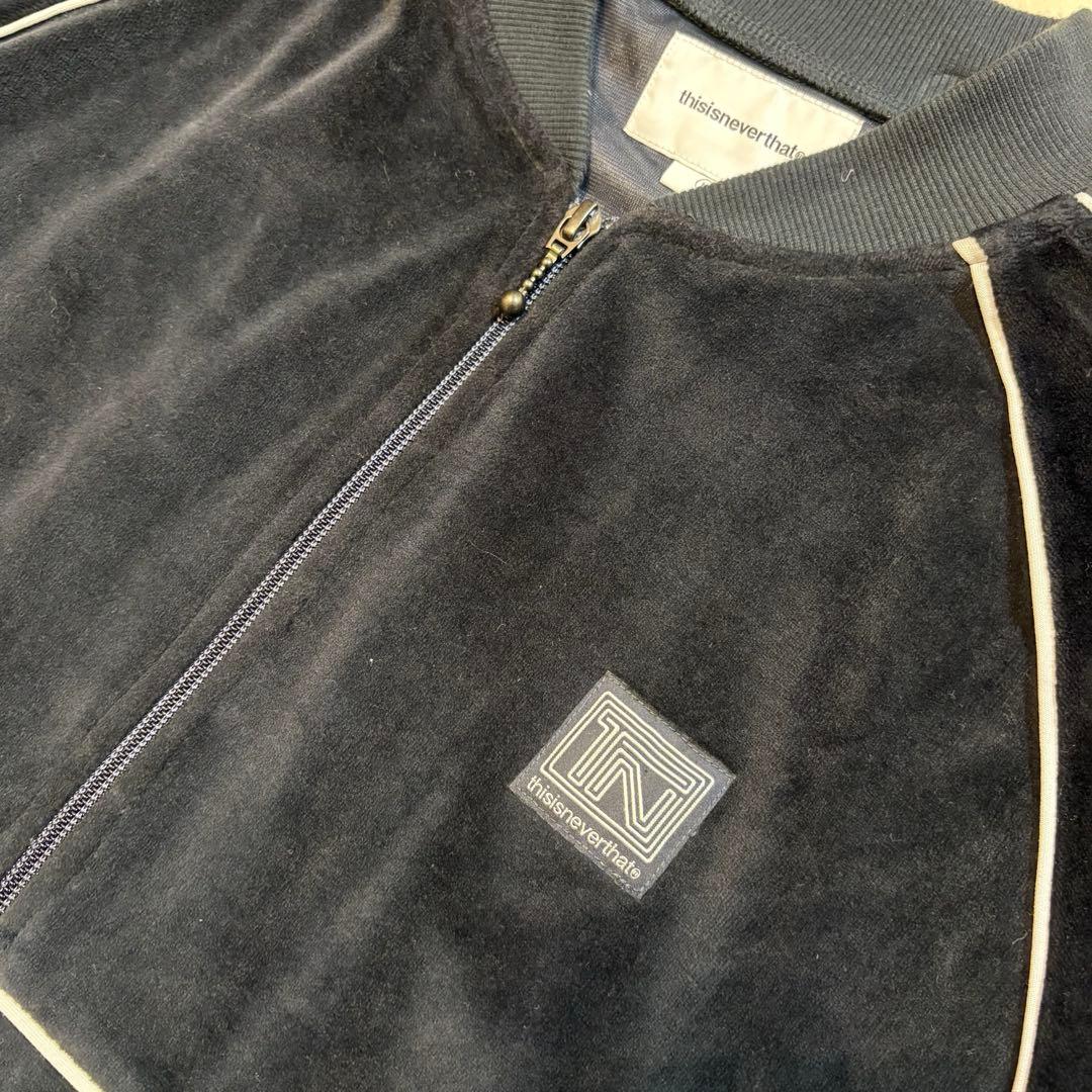 【完売品】thisisneverthat ベロア　トラックジャケット　L