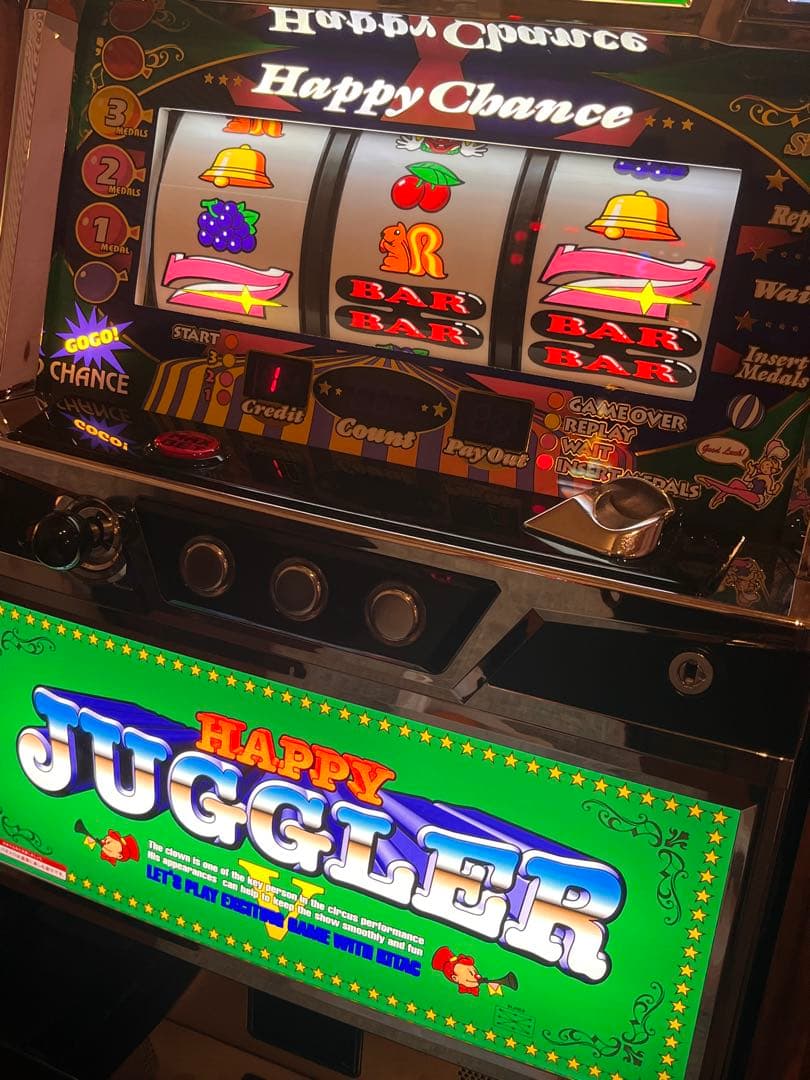 6号機　ハッピージャグラーV 実機