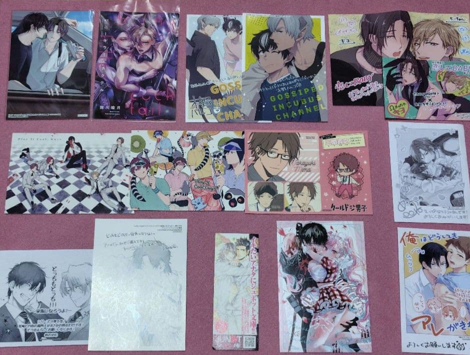 【バラ売り可能️⭕️】商業BL 限定特典 イラストカード リーフレット乙嫁語り