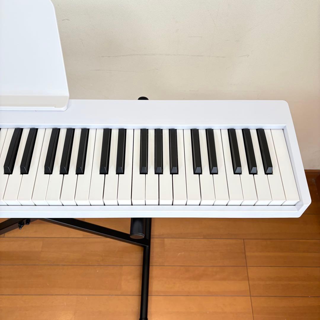 【美品・スタンド/椅子付属】折りたたみ式 充電式 88鍵盤 電子ピアノ