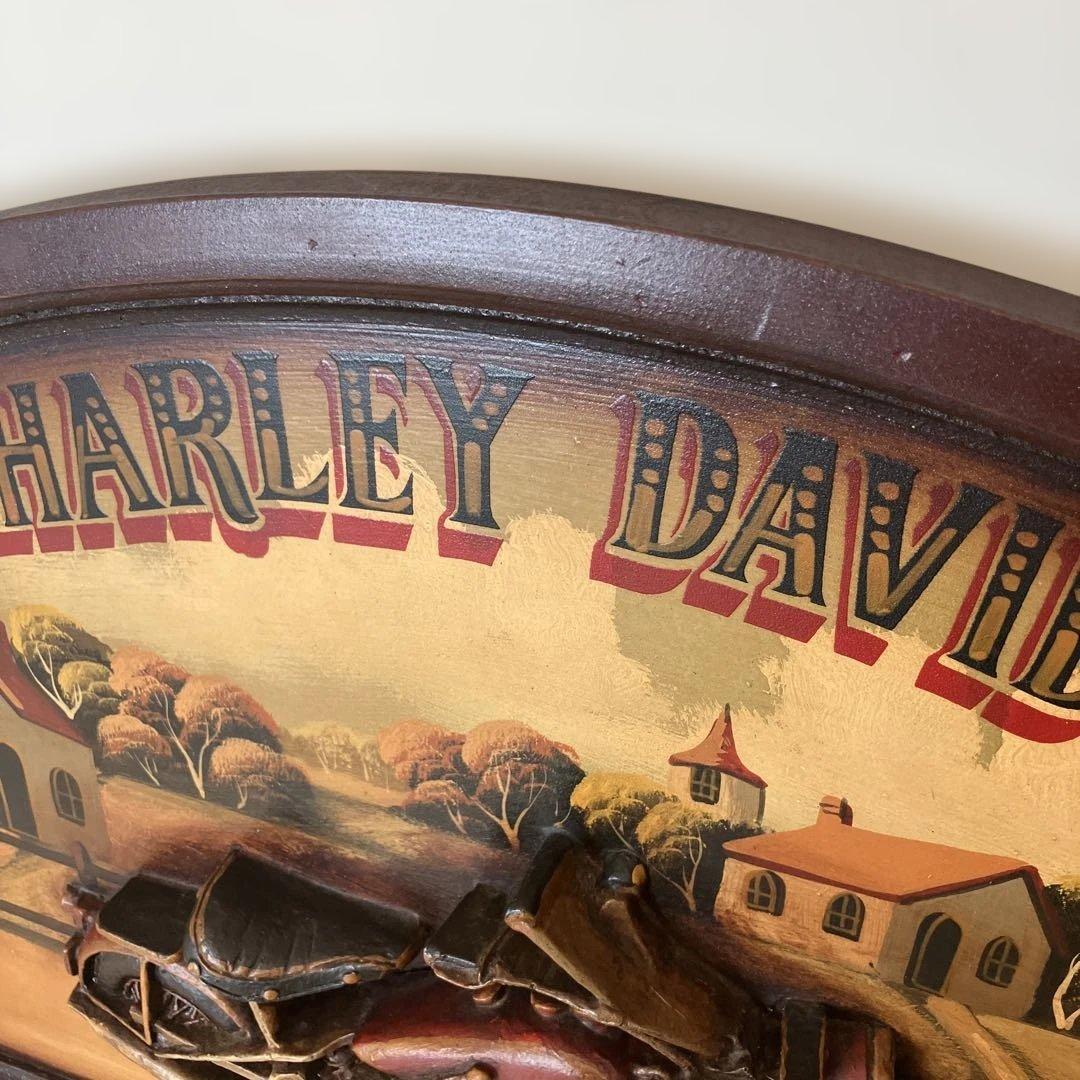 ハーレーダビッドソン HARLEY DAVIDSON 壁掛け 木製装飾