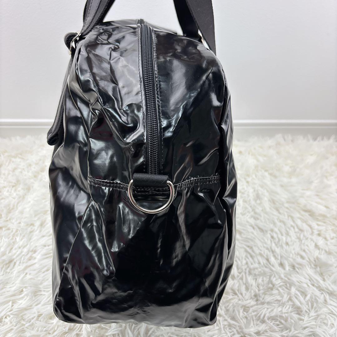 美品✨jack gommeジャックゴム ボストン 黒 Light ポーチ付