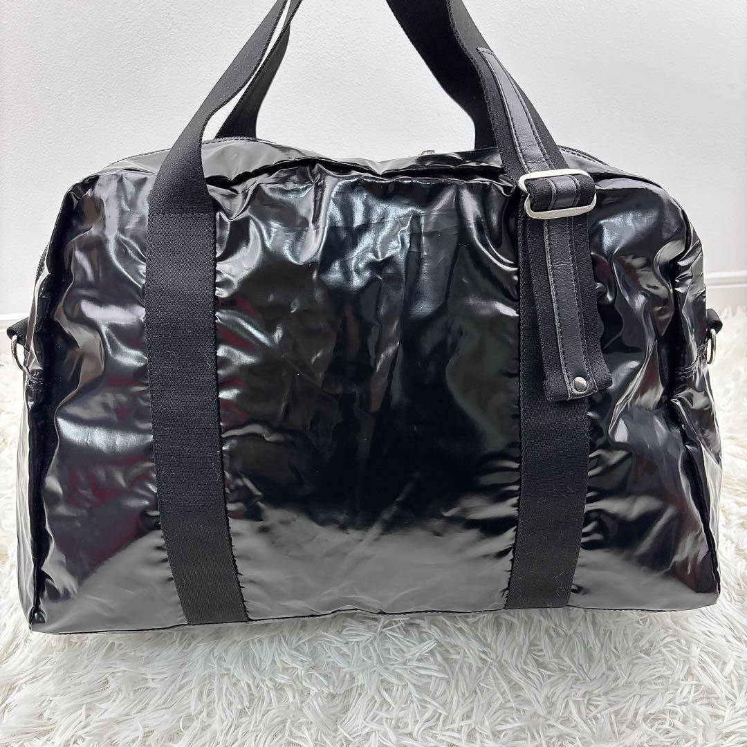美品✨jack gommeジャックゴム ボストン 黒 Light ポーチ付
