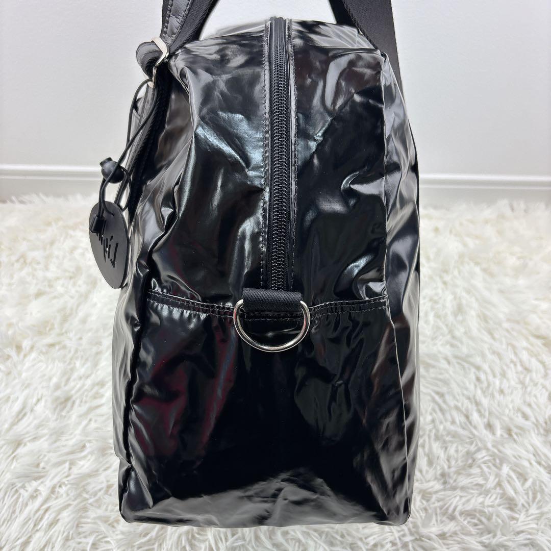 美品✨jack gommeジャックゴム ボストン 黒 Light ポーチ付