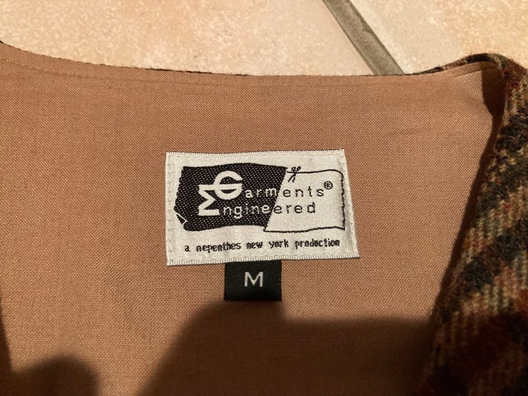engineered garments M ツイードベスト