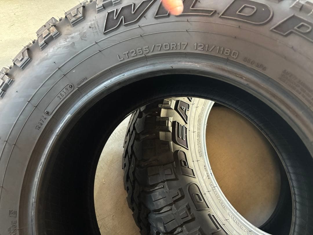 Falken Wildpeak MT LT265/70R17 4本セット