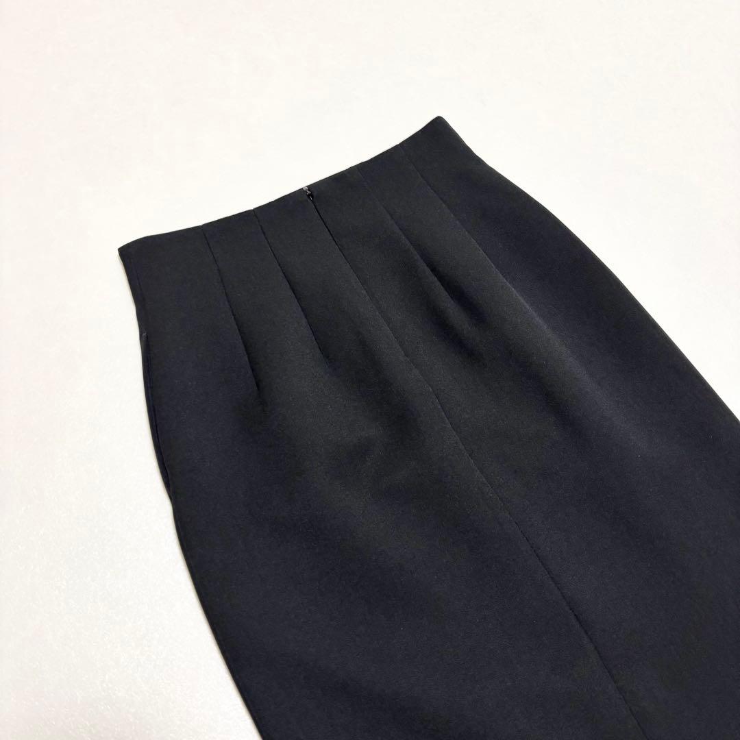 人気 マルゥユナイテッドアローズ Iラインロングスカート 36 ブラック