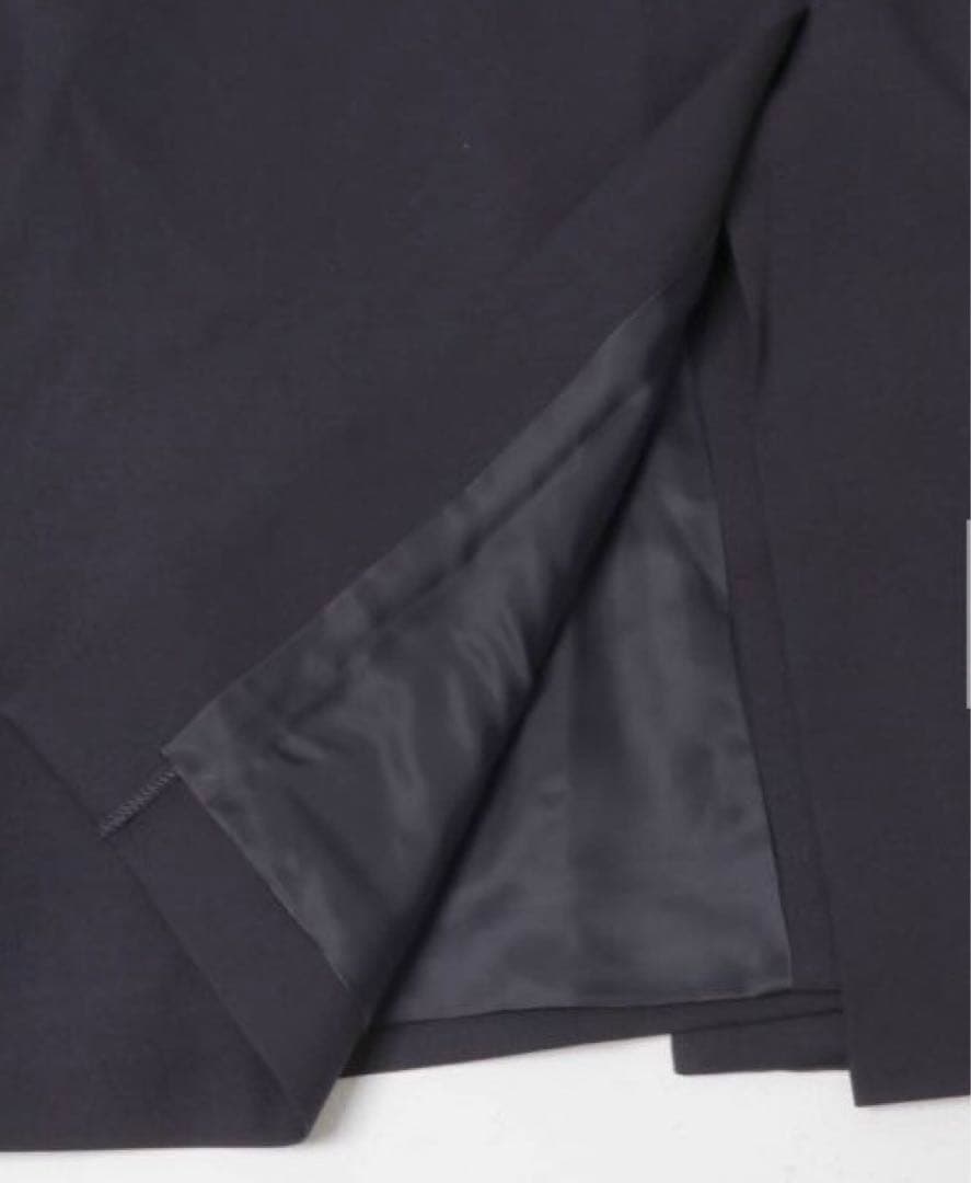 新品タグ付き　かぐれ　ウーステッドウールコート　NAVY