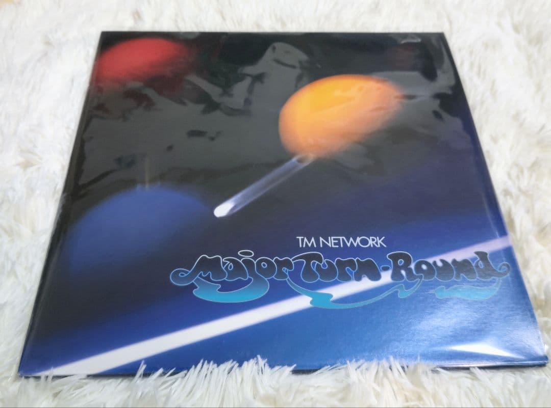 【中古美品】TM NETWORK Major Turn-Round レコード難有