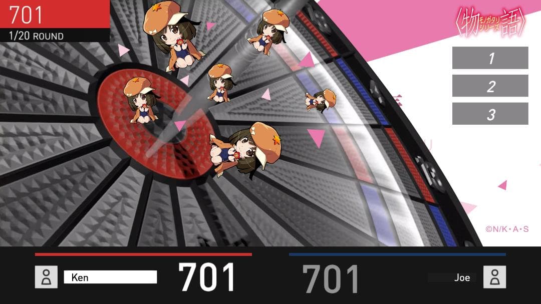 ど*や様 未開封　ダーツライブカード　化物語 千石 撫子