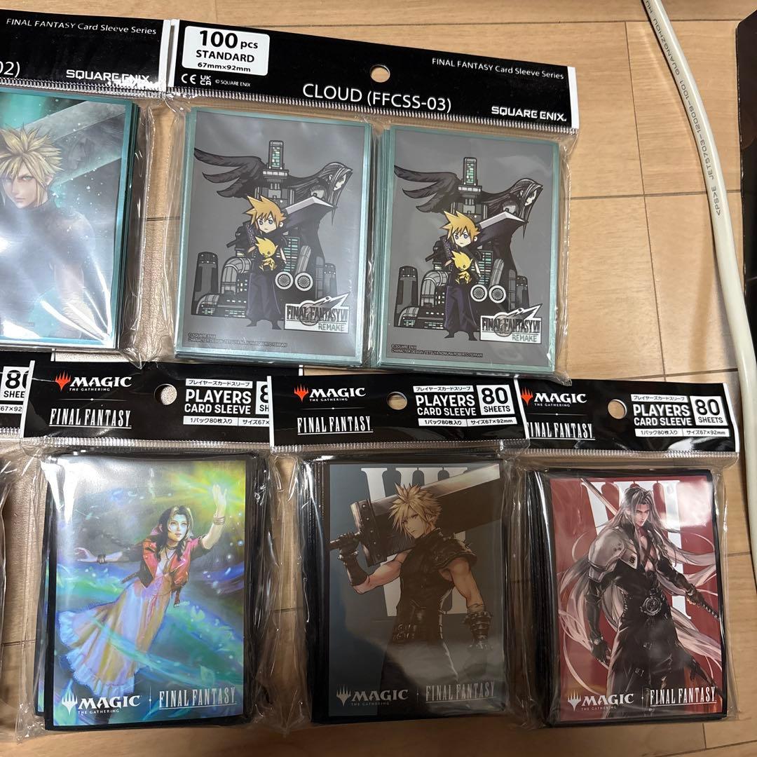 MTG FFVII プレイヤーズカードスリーブ クラウド セフィロス ティファ