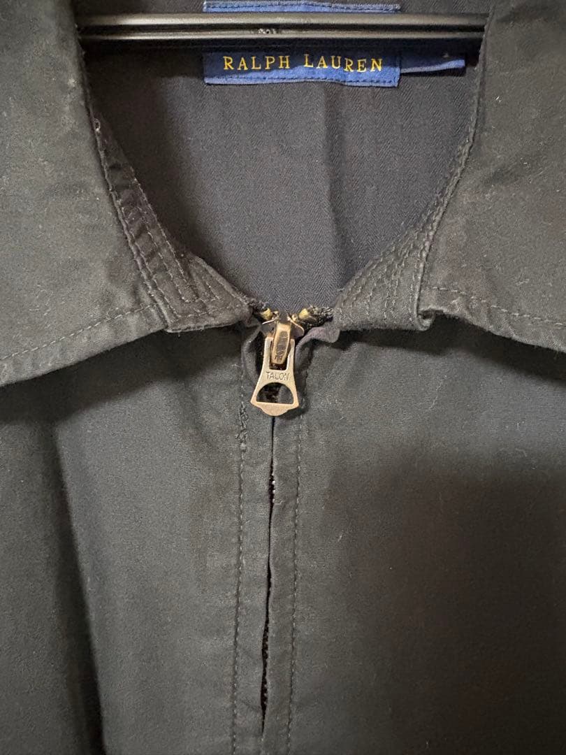 POLO RALPH LAUREN スイングトップ 黒 赤ポニー XL