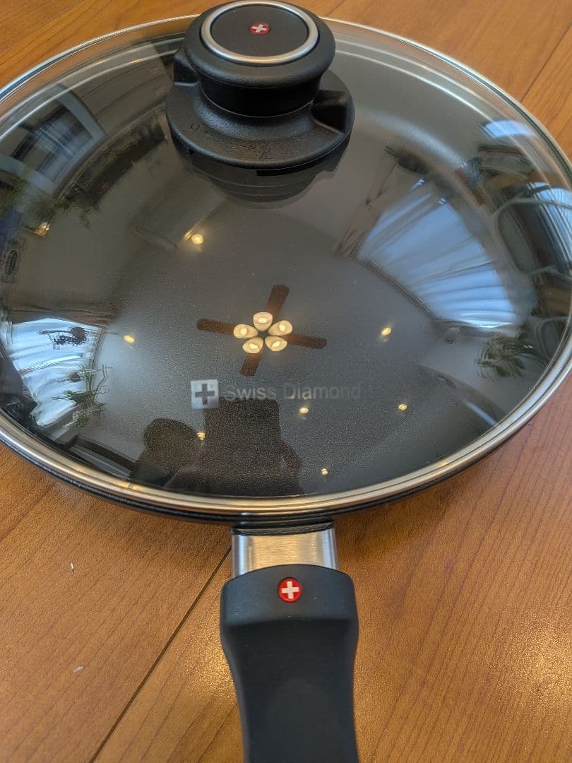 【新品】Swiss Diamond フライパン CXD 26cm IH可 蓋付