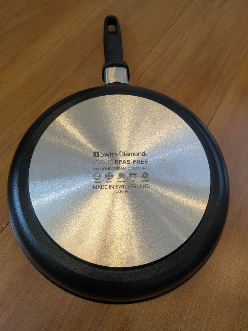 【新品】Swiss Diamond フライパン CXD 26cm IH可 蓋付