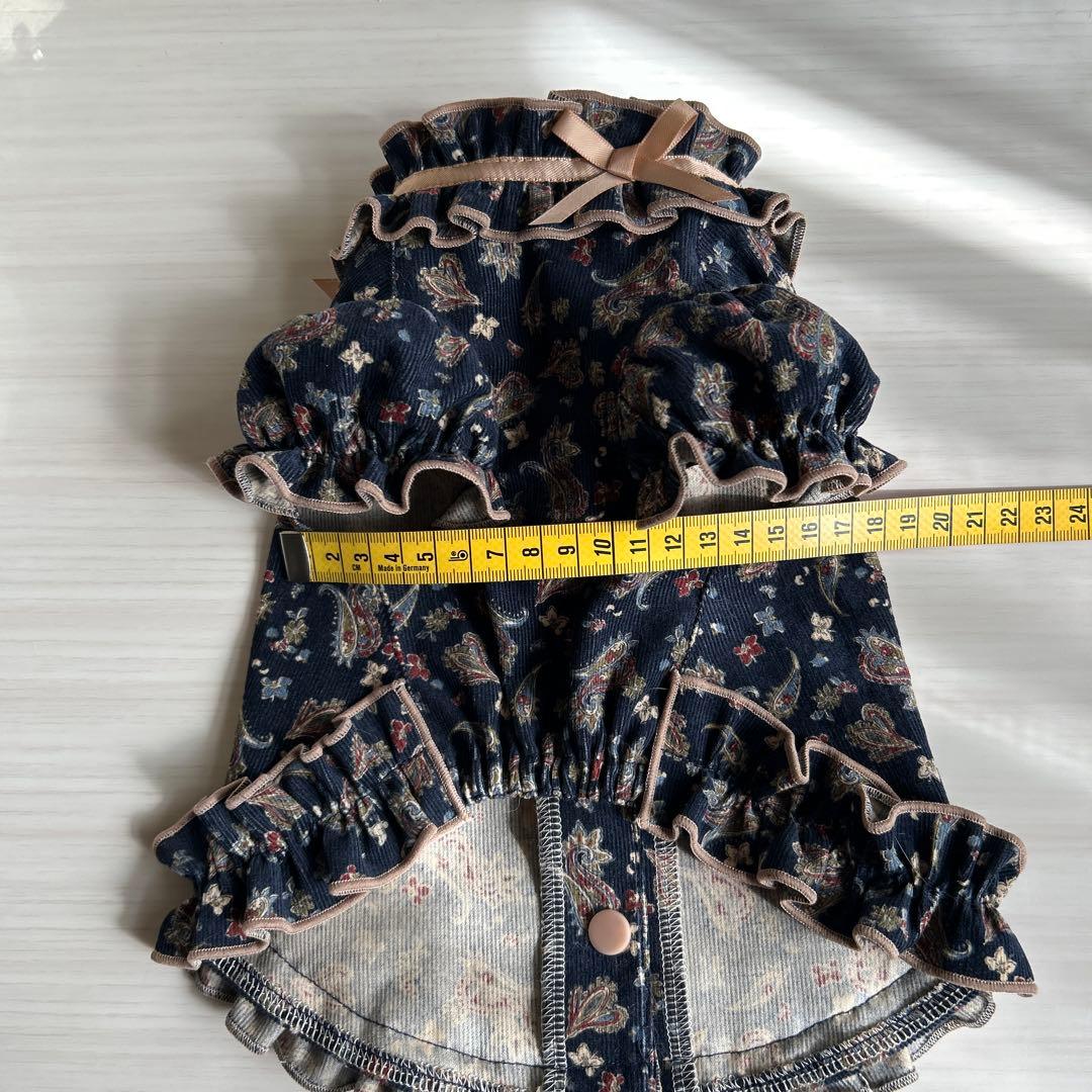 No.535•536 犬服ハンドメイド　バックオープンワンピース2着