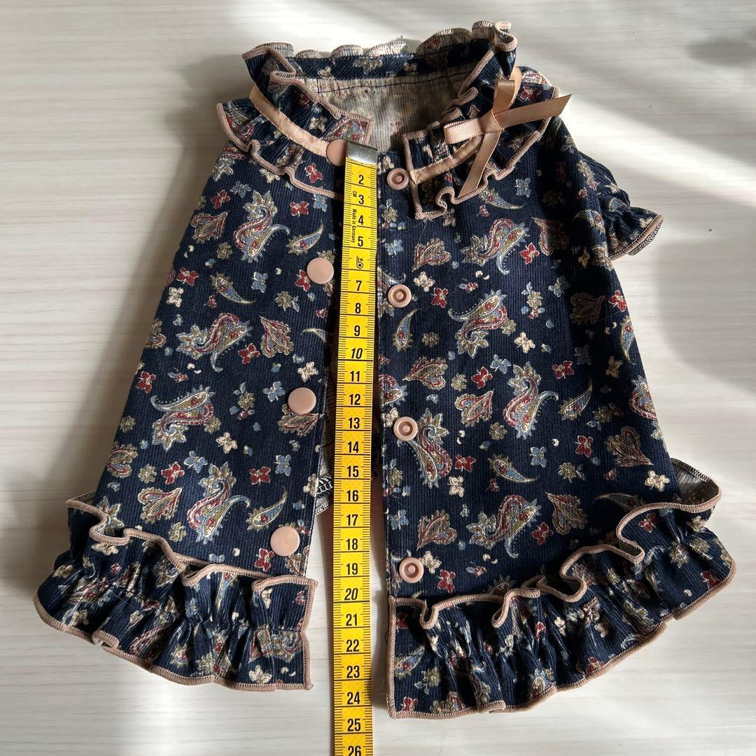 No.535•536 犬服ハンドメイド　バックオープンワンピース2着