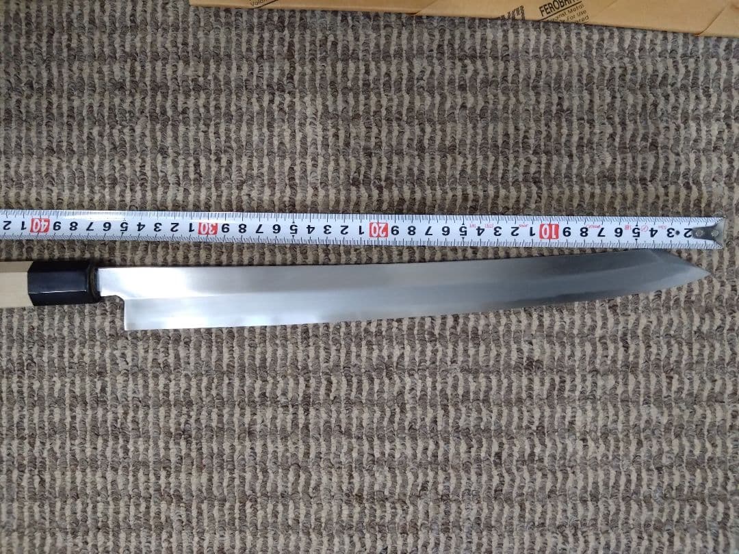 柳切り付け　尺2　青鋼