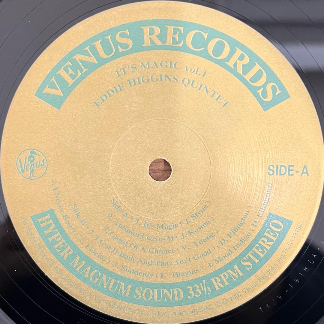 【LP/帯付】Eddie Higgins / It's Magic Vol.1