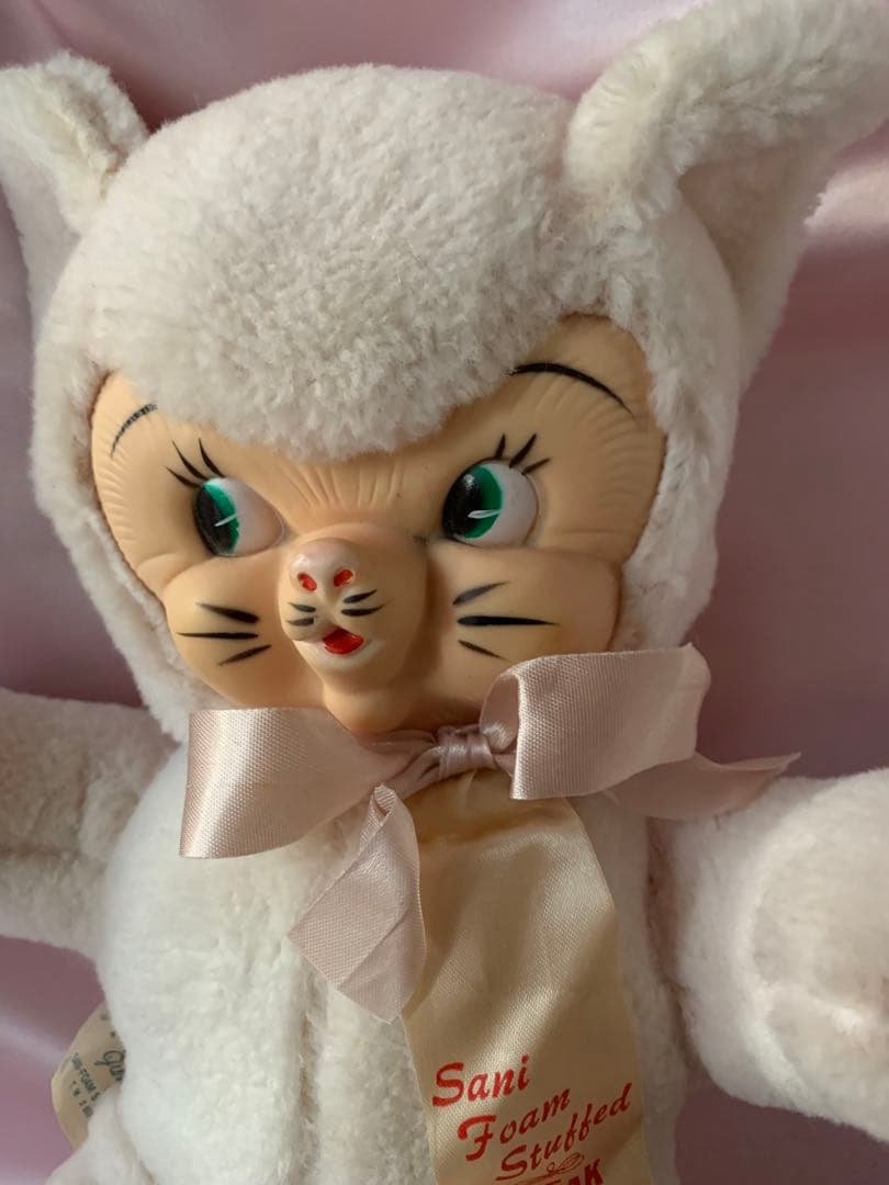 ビンテージドール　ラバーフェイスキティ　kitty cat ネコ　猫　ガンド社