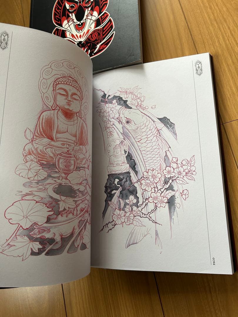 3冊タトゥースケッチブック Tattoo Sketchbook