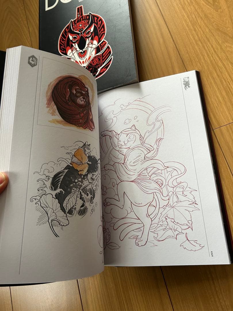 3冊タトゥースケッチブック Tattoo Sketchbook