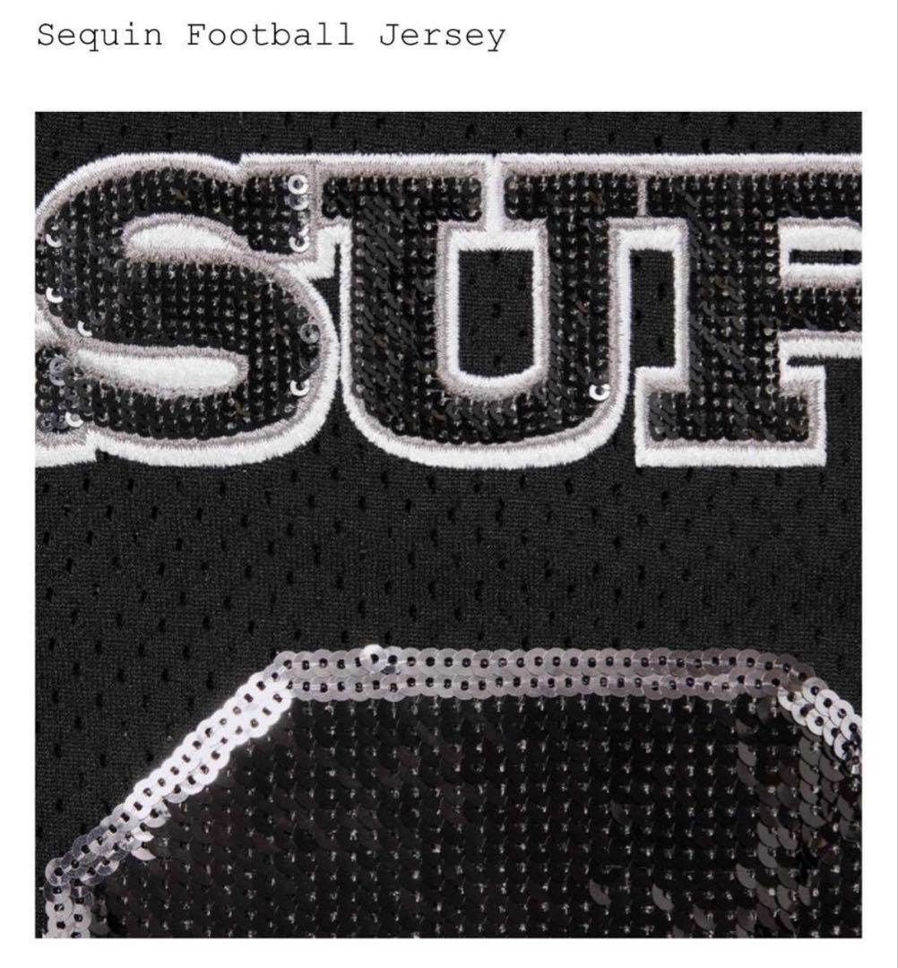 シャツ SUPREME Sequin Football Jersey Black L