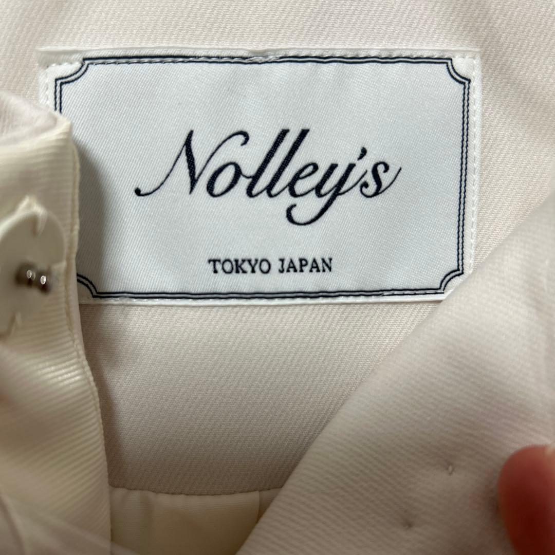 【タグ付き】 Nolley's 軽量トリプルクロスサテン切替クルーネックコート