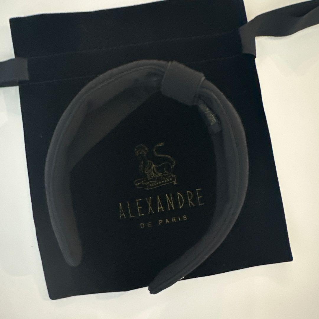 ALEXANDRE DE PARIS ブラック　カチューシャ　新品　人気