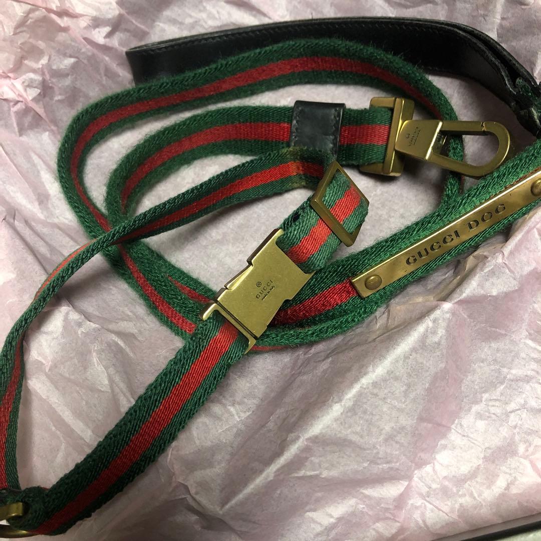 もふもふ GUCCI DOG 犬用リード シェリーライン グッチ