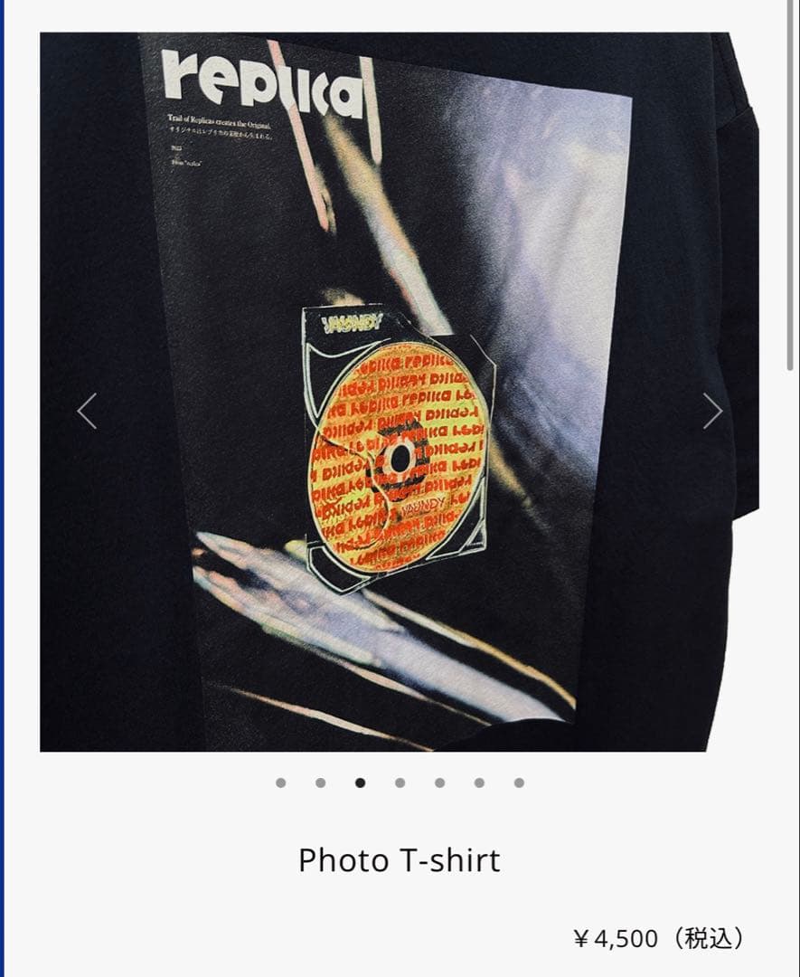非売品 サイン入りVaundy「replica」Photo Tシャツ