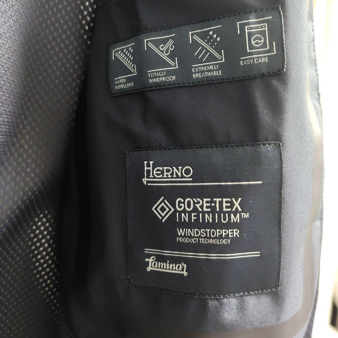 【tk】【新品】Herno ボンバージャケット MA-1 ネイビー 44