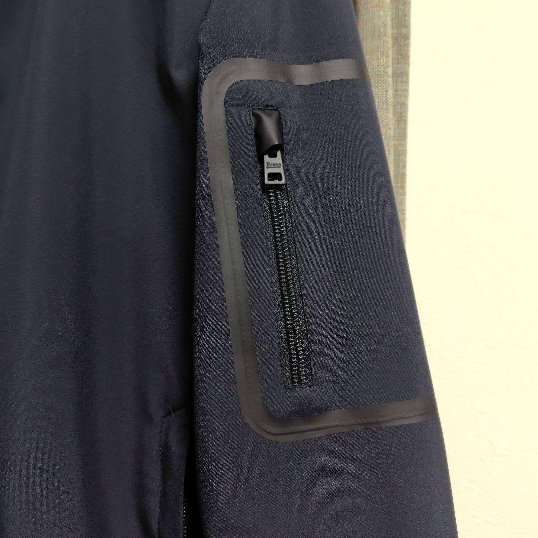 【tk】【新品】Herno ボンバージャケット MA-1 ネイビー 44