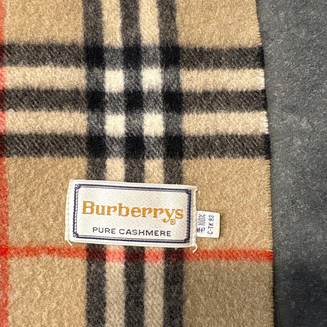 【タクさま専用】Burberry カシミヤ マフラー チェック