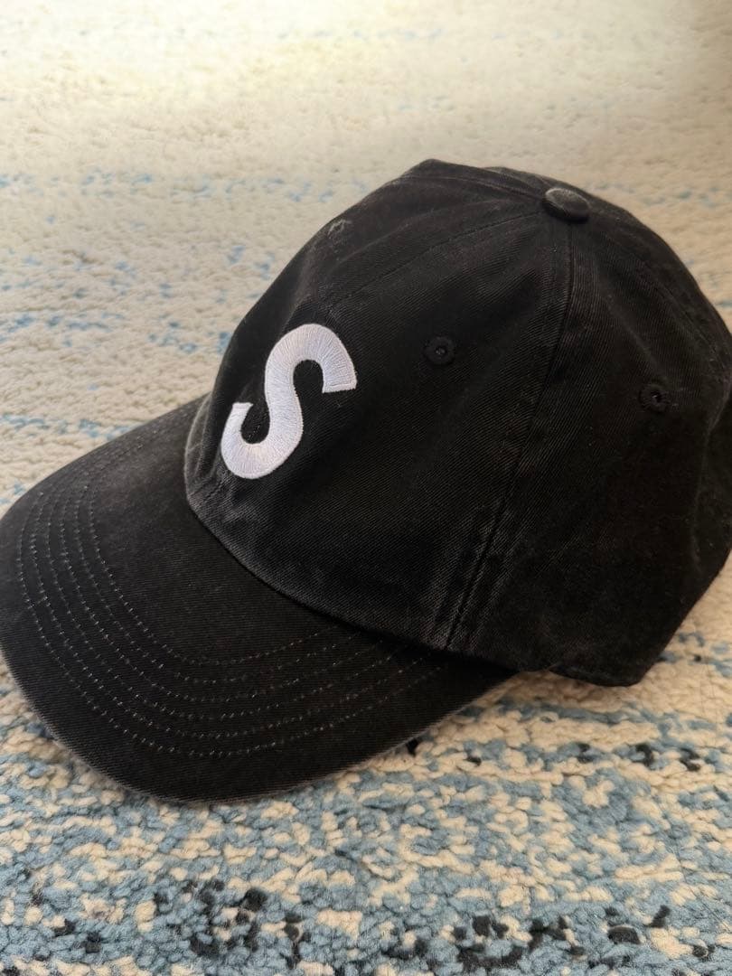 帽子 Supreme 2-tone S Logo 6-panel \"Black\"