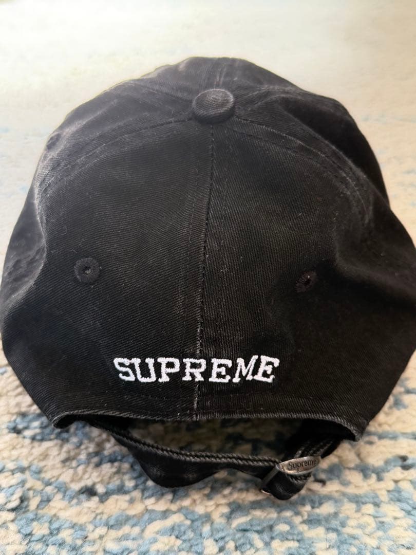 帽子 Supreme 2-tone S Logo 6-panel \"Black\"