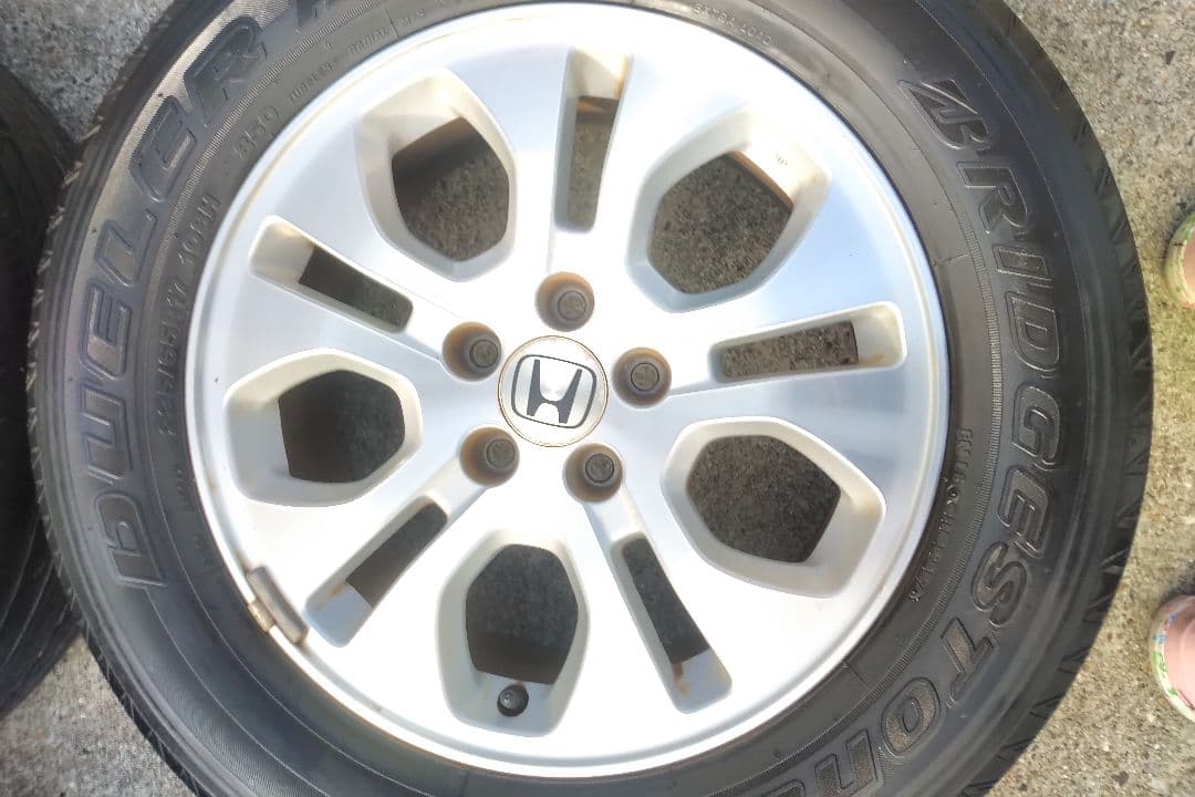 235/55r17タイヤホイール4本セット 本田純正ホイールセット