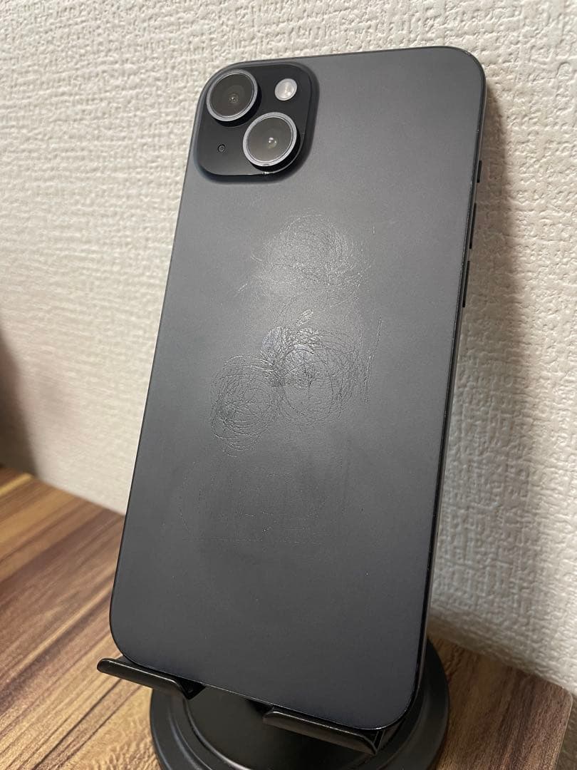 純正バッテリー100% iPhone15 Plus ブラック 128GB