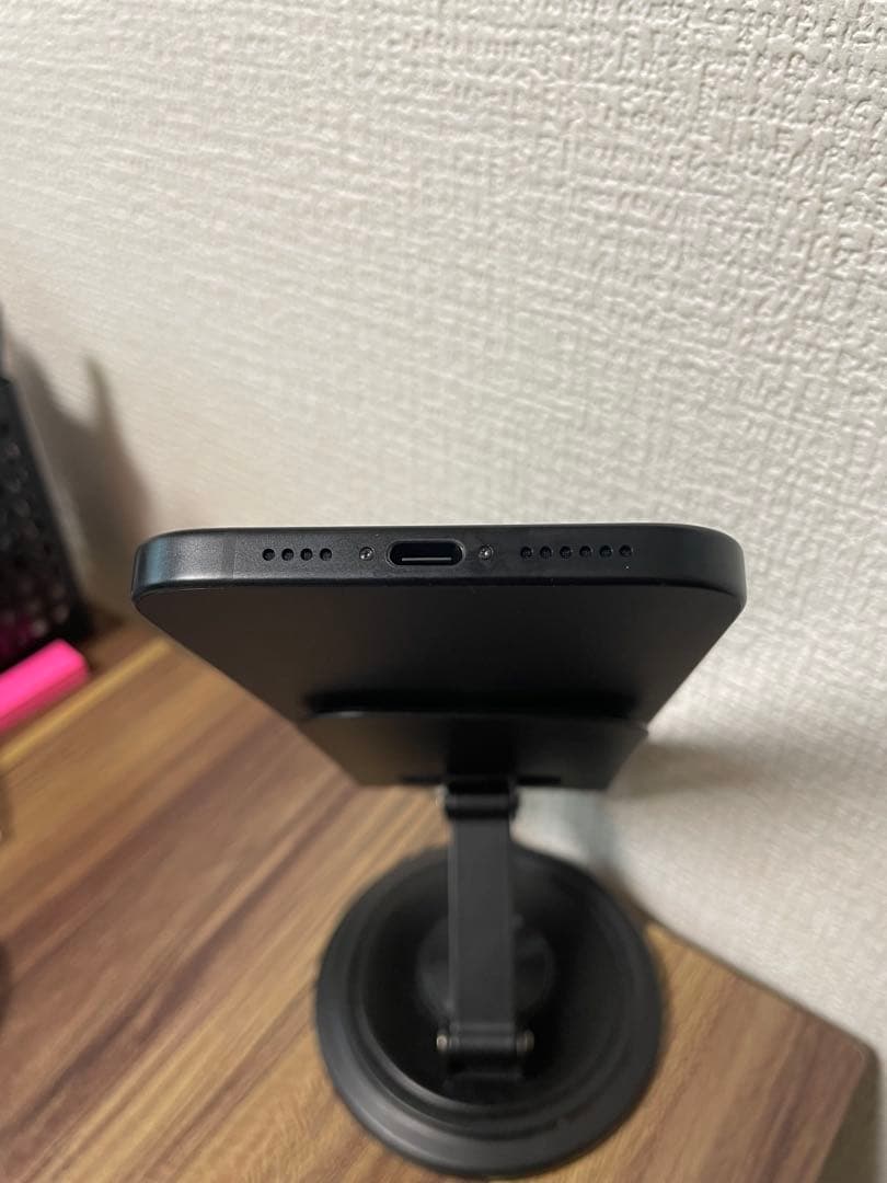 純正バッテリー100% iPhone15 Plus ブラック 128GB