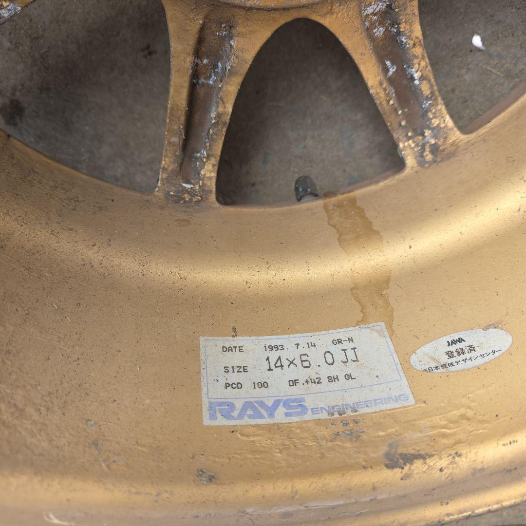 RAYS VOLK RACING GR-N　１４インチ　6Jプラス42