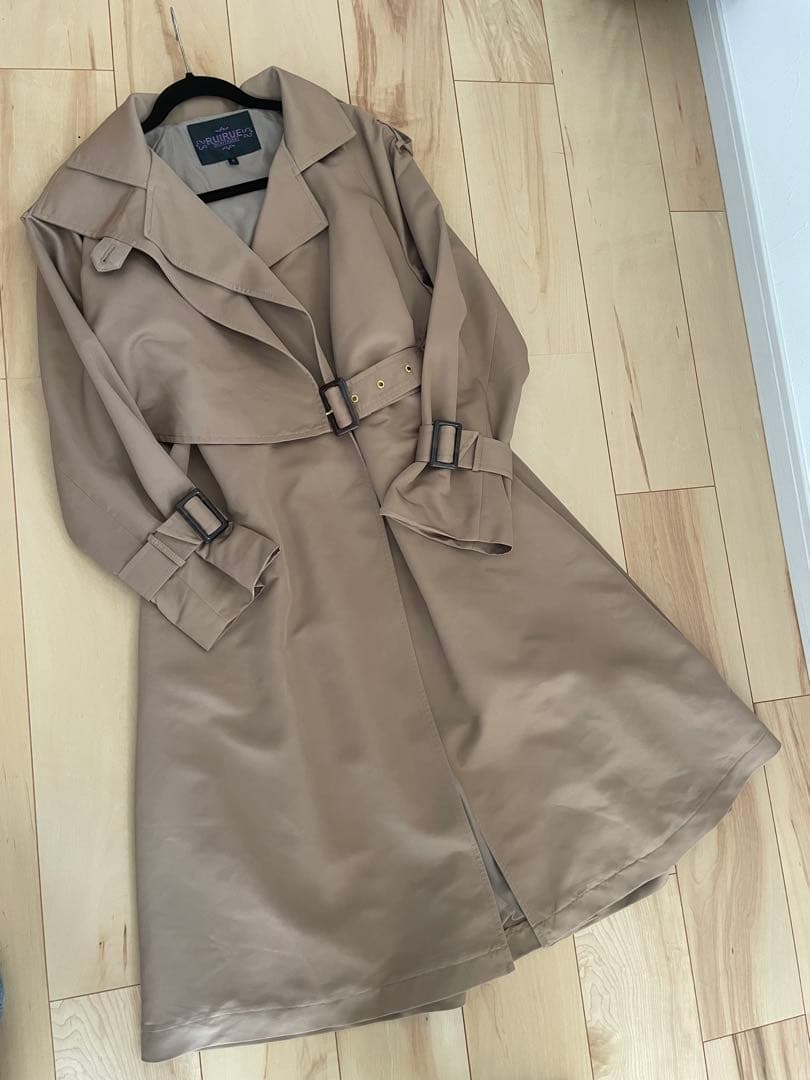 【極美品】ルイルエブティック　クールスタイル 2wayロングトレンチコート M