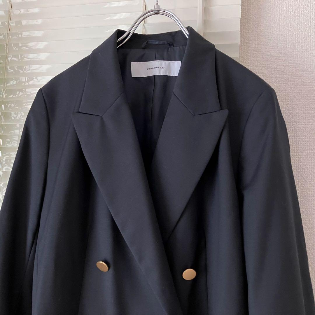 【24SS】JOURNAL STANDARD ダブルフロントジャケット 36 紺