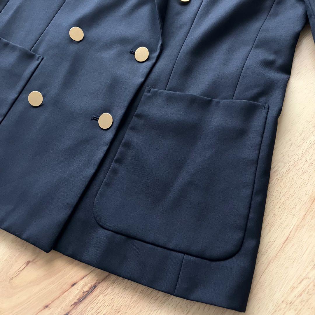 【24SS】JOURNAL STANDARD ダブルフロントジャケット 36 紺